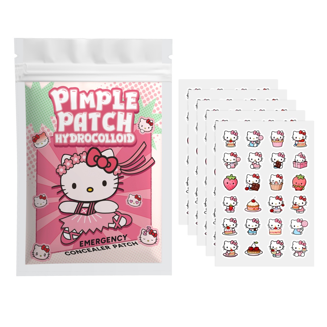Skincare - 24/48/72/120 stuks Hello Kitty-patches, hydrocolloïde-patches, decoratieve