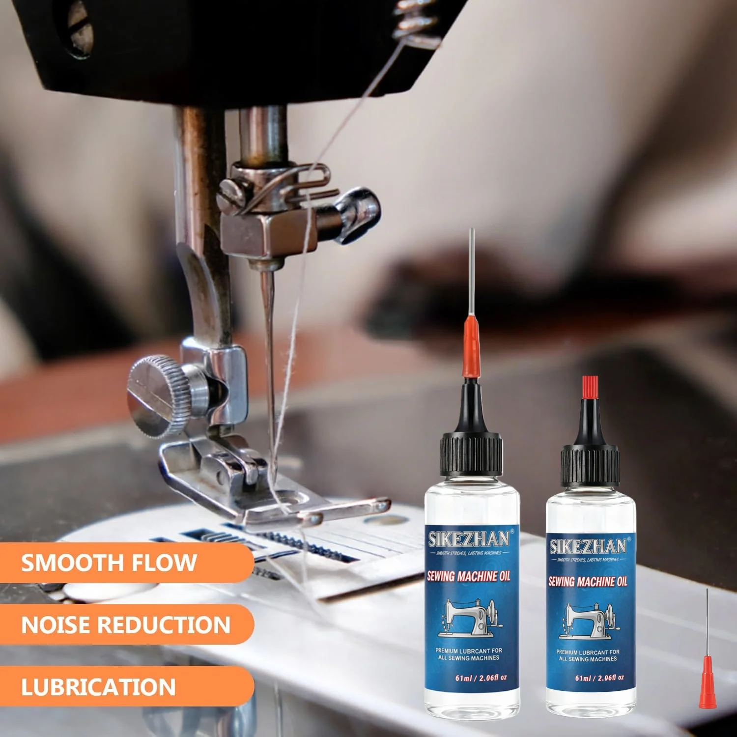 Hair Care - Universele naaimachineolie, precisie-naaldpen, smeermiddel voor tondeuses,
