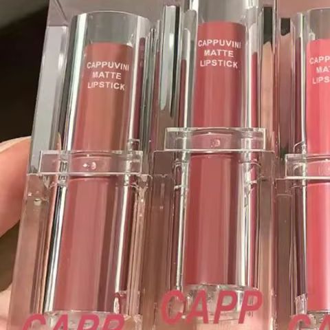 Matte Velvet Lip Tint Long Lasting - Transparante acryl lippenstift 6 kleuren lippenstift
