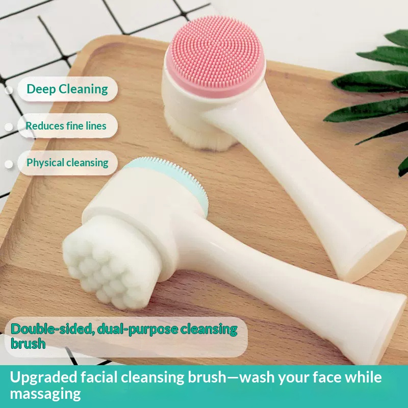 Dubbelzijdige handmatige gezic - Silicone Face Scrubber Electric recensie en prijs