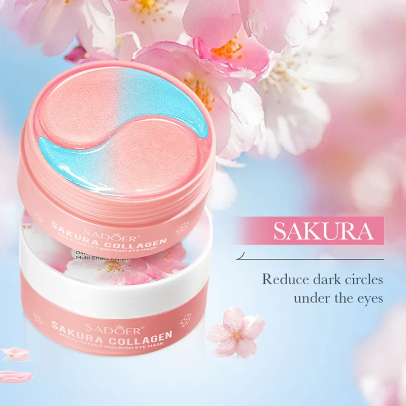 60pcs Sakura Collageen Oogmask - Collagen Under Eye Patches recensie en prijs
