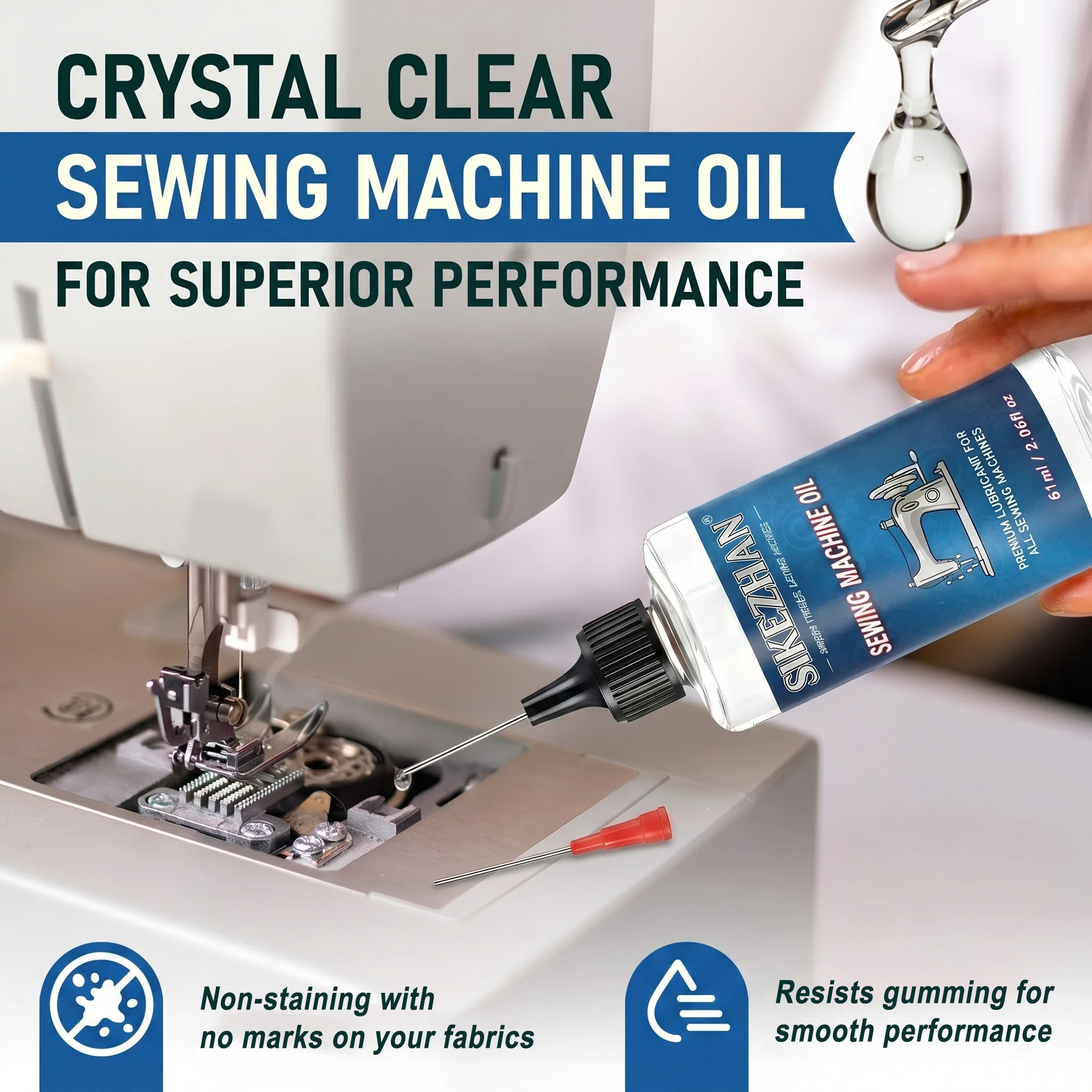 Universele naaimachineolie, pr - Hair Care recensie en prijs